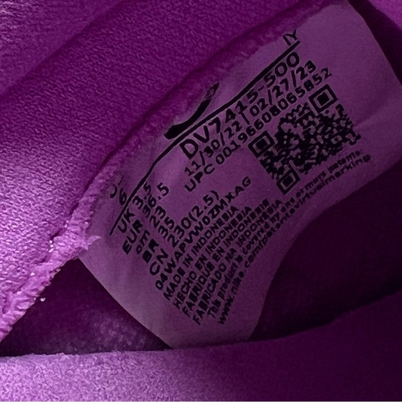 Nike Dunk Low PRM MF Rush Fuchsia DV7415-500 Women Size 6 Preowned Rare - Picture 10 of 14